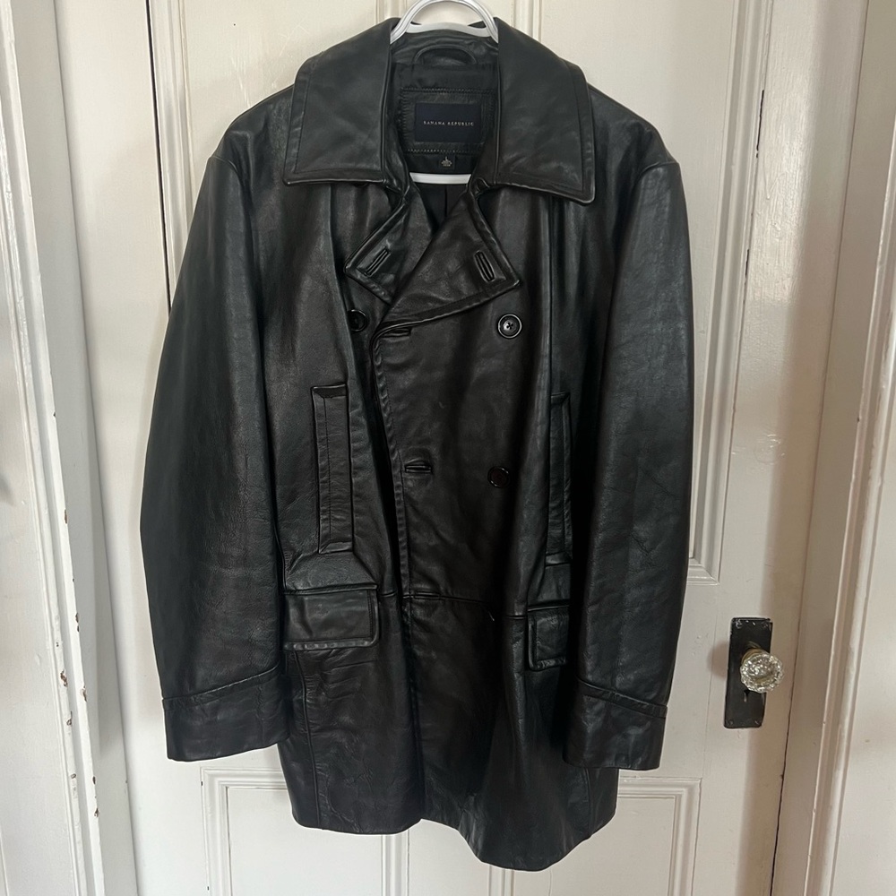 Banana republic leather jacket